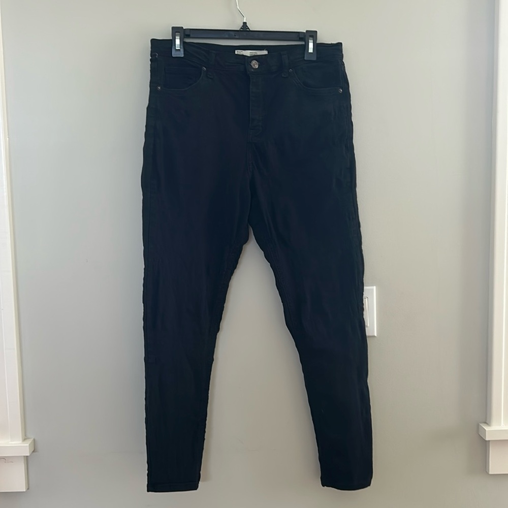 Topshop Moto Jamie Black Jeans